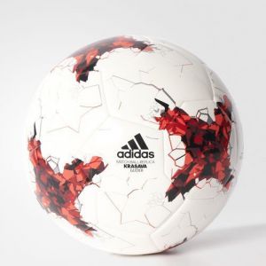 Adidas KRASAVA Confederations Cup Russia 2017 White/Red Soccer Ball Size 5